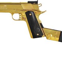 IVER JOHNSON EAGLE XL45 45ACP - CARBINE 16" BBL 24K GOLD