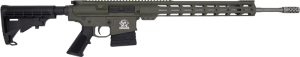 GLFA AR10 RIFLE 6.5CM 20" S/S - BBL 10-SHOT OD GREEN