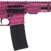 GLFA AR15 BATTLEWORN 223 WYLDE - 16" NIT BBL PRISON PINK