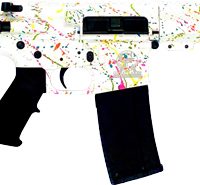 GLFA AR15 PISTOL 223 WYLDE - 7.5" S/S BBL SPLATTER WHITE