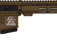 GLFA AR15 RIFLE 350 LEGEND - 16" S/S BBL 5RD M-LOK BRONZE