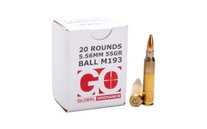GO 556NATO M193 55GR FMJ 20/1000
