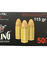 STERLING 9MM 115GR FMJ BRASS 50/1000