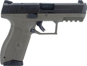 IWI MASADA 9MM 4.1" 3-DOT - OPTICS READY 2-10RD MAG OD GRN