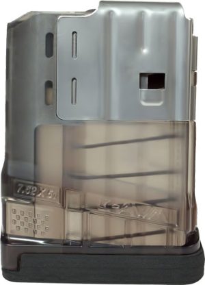 LANCER MAGAZINE L7AWM SR-25 - 7.62X51 5RD TRANSLUCENT SMOKE