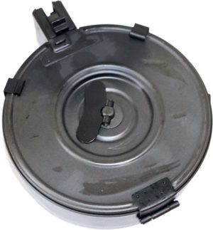 IVER JOHNSON MAGAZINE AK47 - 75RD BLACK METAL