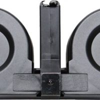 IVER JOHNSON MAGAZINE AR15 - 223 100RD DRUM BLK/CLEAR POLY