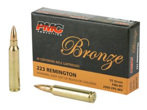 PMC BRNZ 223REM 55GR FMJ 20/1000