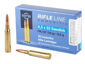 PPU 6.5X55 SWEDISH FMJ 139GR 20/200