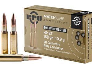 PPU .308 WIN MATCH 168GR HPBT 20/200