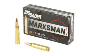 SIG AMMO 223REM 77GR OTM 20/500