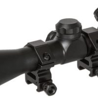 TRUGLO CROSSBOW SCOPE 4X32 - BLACK WITH RINGS