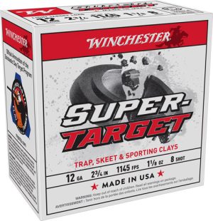 WINCHESTER TARGET 12GA 2.75" - 1-1/8OZ #8 1145FPS 250RD CASE