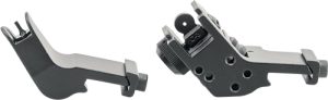 JE FIXED FRONT/REAR SIGHT - 45 DEGREE OFFSET ALUMINUM BLK