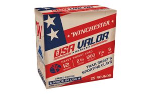 WIN USA VALOR 12GA 2.75" #8 25/250