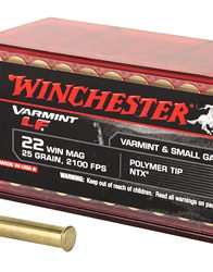 WIN VARMINT LF 22WMR 25GR NTX 50/