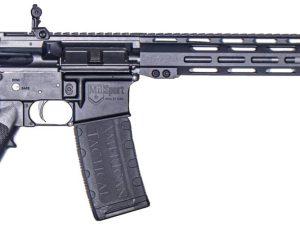 ATI MILSPORT Forged Aluminum AR Rifle - Black | 5.56 NATO | 16" barrel | 13" M-LOK Rail | RGR Stock | Flip-Up Sights