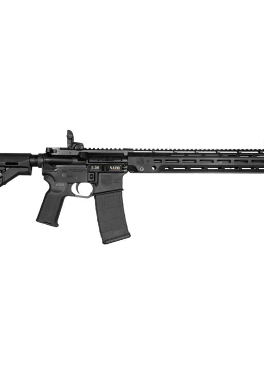 Diamondback DB15 AR Rifle - Black | 5.56NATO | 16" KAC Barrel | 15" M-LOK Handguard | MBUS Sights