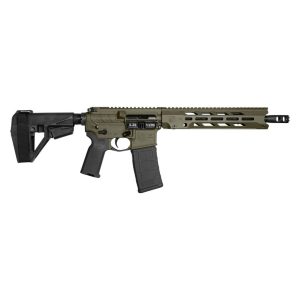 Diamondback Obsidian DB15 AR Pistol - OD Green | 5.56NATO | 11.5" Barrel | 11" M-LOK Handguard | SBA5 Brace