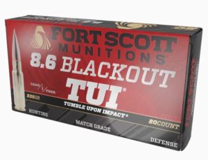 Fort Scott Munitions 8.6 Blackout Rifle Ammo - 235gr | 20rd Box