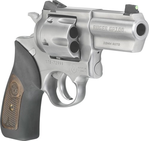 RUGER GP100 10MM 3" SS FIBER - OPTIC FRONT SIGHT WILEY CLAPP