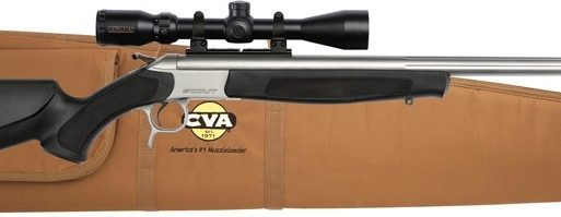 CVA SCOUT TD 44 MAG 22" - 3-9X40 SS/BLACK SYNTHETIC