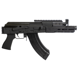 Century Arms Draco Tactical Pistol - Black | 7.62X39 | 7.5" | 30RD Mag | Linear Compensator | Integrated Picatinny Rail