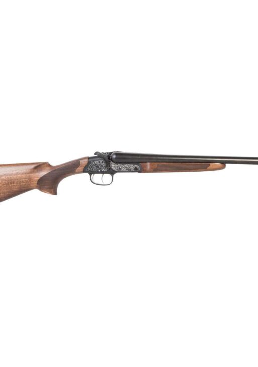 ATI Road Agent SXS Shotgun 20ga 2rd Capacity 3" Chamber 18.5" Barrel Wood Stock Silver Engraved Receiver