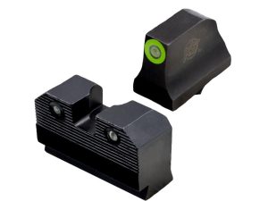 XS Sight Systems R3D 2.0 Suppressor Height Night Sights for Glock 20/21/29/30/30S/37/41 Green Front with Black Rear