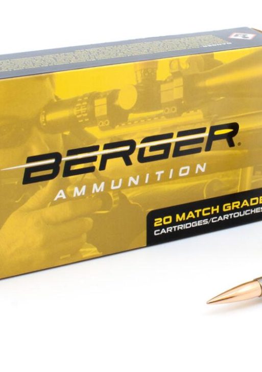 Berger Target Rifle Ammunition 6mm Creedmoor 109 gr LRHT 2940 fps 20/ct