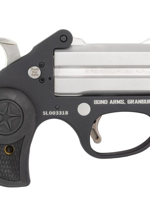 Bond Arms Stinger Lite Handgun .380 ACP 2rd 2.5" Barrel Grey with Black Grip