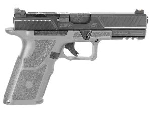 Zev Technologies OZ9 Standard Combat Pistol 9mm Luger 17rd Magazines 4.5" Barrel Black Slide Gray Grip