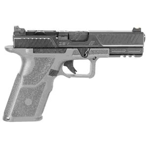 Zev Technologies OZ9 Standard Combat Pistol 9mm Luger 17rd Magazines 4.5" Barrel Black Slide Gray Grip