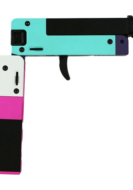 LifeCard Handgun .22 LR Single Shot 2.5" Threaded Barrel Confetti