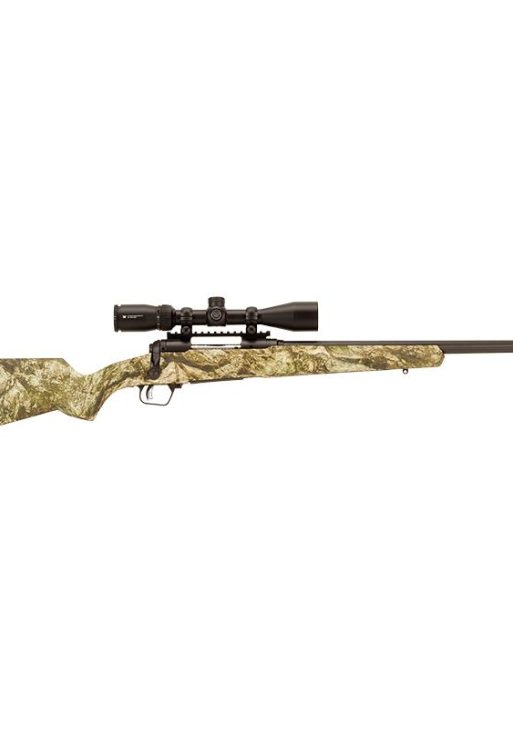 Savage Arms Apex Predator XP Rifle 22-250 REM 4rd/rd 20" Barrel Mossy Oak Camo Stock with Scope