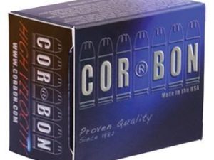 Corbon Self-Defense JHP Handgun Ammunition 9mm Luger +p 90 gr JHP 1500 fps 20/box
