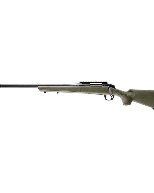 CVA Cascade XT left Hand Rifle 7 PRC 2rd Capacity 22" Threaded Cerakote Black Barrel OD Green/Black Web Stock Pic Rail
