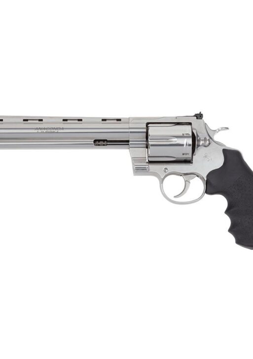 Colt Target Anaconda Handgun .44 Rem Mag 6rd Capacity 8" Barrel Stainless Steel Frame Hogue Rubber Grip