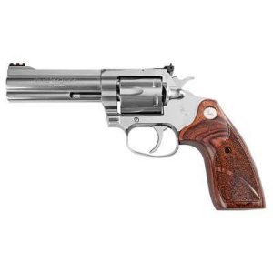 Colt King Cobra Handgun .357 Rem Mag 6rd Capacity 4" Barrel Stainless Finish Wood Grips