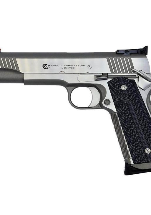 Colt Custom Competition Handgun .45 Auto 8rd Magazine 5" Barrel Stainless Finish