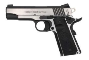 Colt Combat Elite Commander Handgun 9mm Luger 8rd Magazine 4.25" Barrel Two-Tone Finish