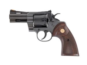 Colt Python Blued Handgun .357 Mag 6rd Capacity 3" Barrel Walnut Target Grips