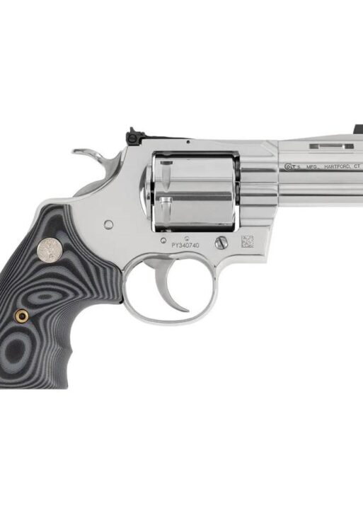 Colt Python Combat Elite Handgun .357 Magnum 6rd Capacity 3" Barrel Stainless Steel with Black Grips