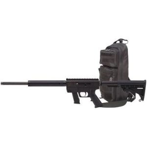 Just Right Carbine Gen3 Safe Takedown Rifle 9mm Luger 10rd Glock Style Magazine 17" Barrel Black 17in Thordsen Stock w/Slingpack
