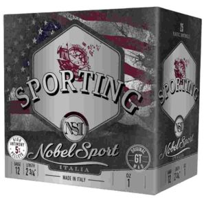 Nobel Sport Due Sporting Shotshells 12 ga 2-3/4 1 oz 1315 fps #7.5 25/ct