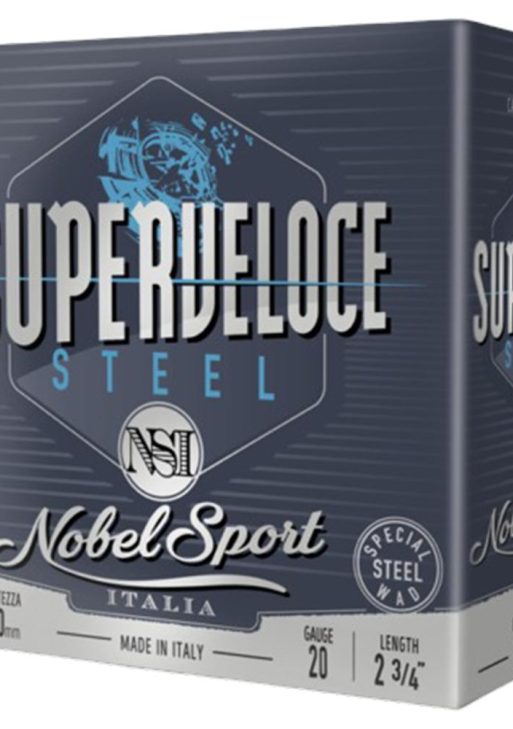 Nobel Target Steel Shotshells 20 ga 2-3/4" 1oz 1378 fps #7 25/ct