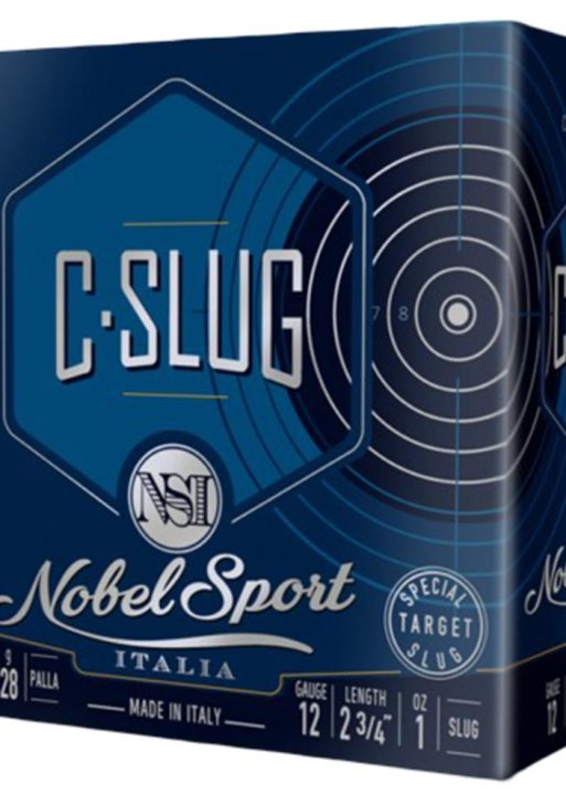 Nobel Sport C-Slug Shotshell 12ga 2-3/4" 1oz 1378 fps Slug 25/ct