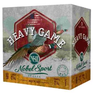 Nobel Sport Heavy Game Shotshells 20 ga 2-3/4" 1 oz 1250 fps #7.5 25/ct