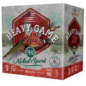 Nobel Sport Heavy Game 28 Shotshells 28 ga 2-3/4" 1 oz 1205 fps #7.5 25/ct