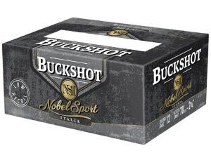 Noble Sport Buckshot Law Enforcement Shotshells 12ga 2-3/4" 9 pellet 1200 fps #00 250/ct Case (25-10/ct Boxes)